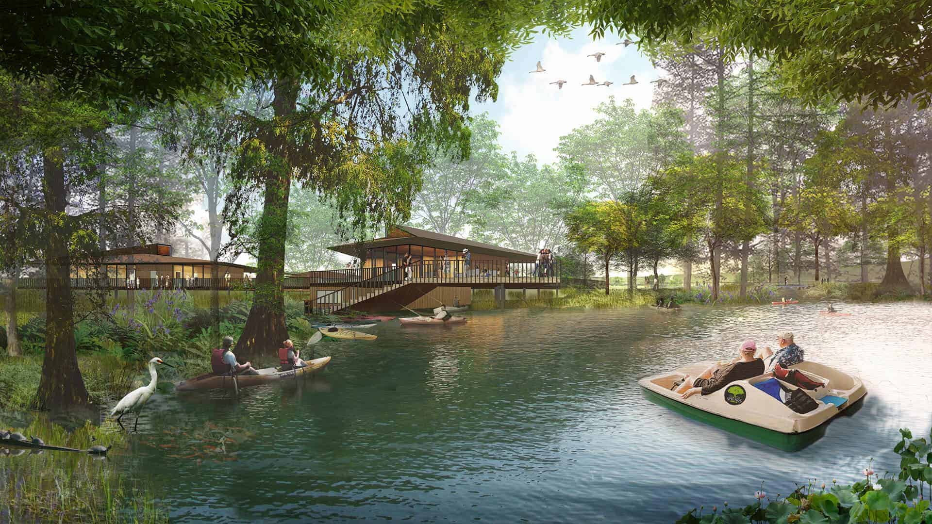 Bonnet Springs Park rendering by Sasaki Design