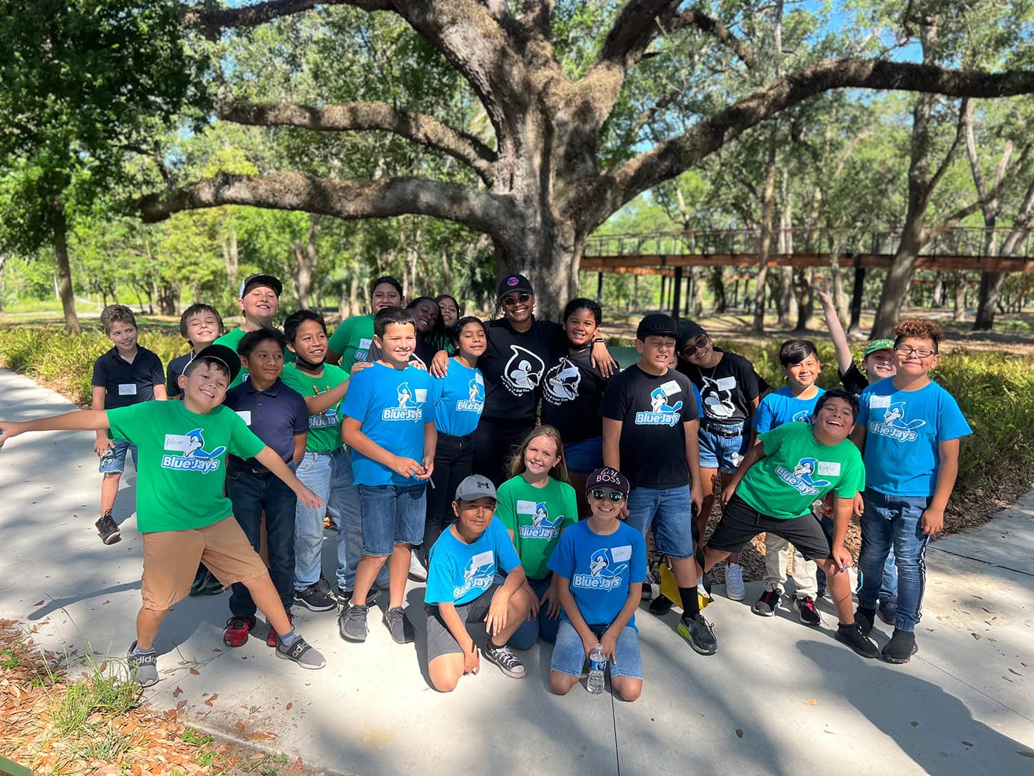 Group of Students on a Field Trip